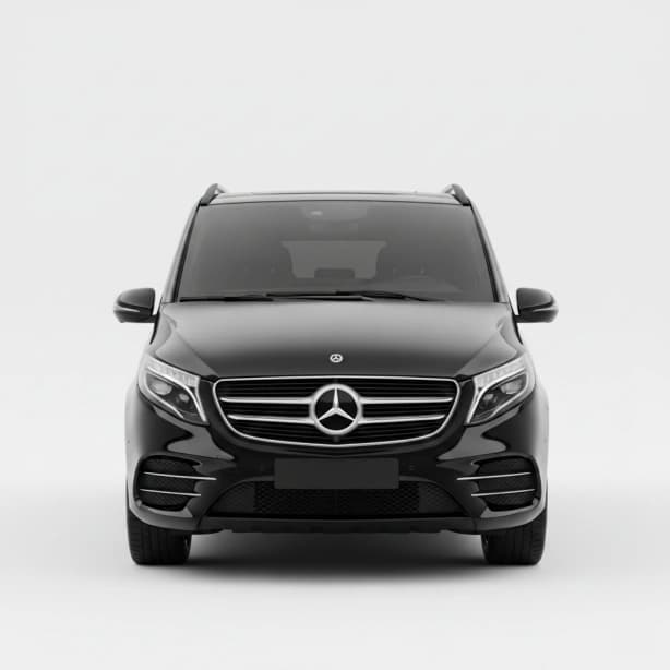 Vooraansig van Mercedes-Benz V-Klas